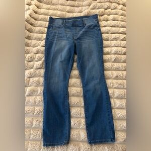 Natural Reflections Dark Blue Straight Leg Jeans